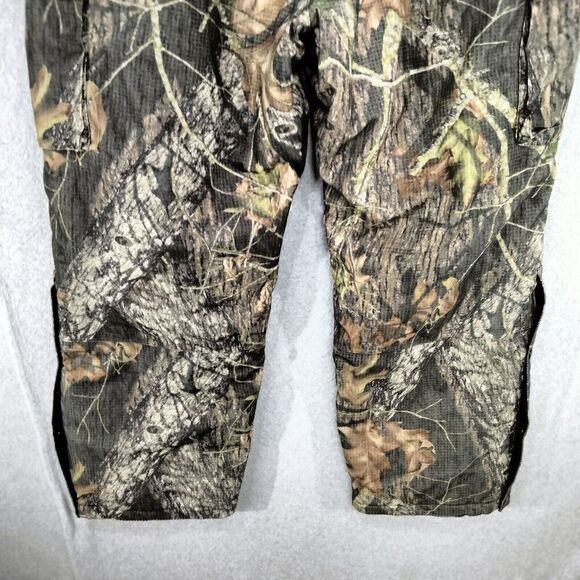 Bushmaster Cargo Pants Mens Size XXL PUL Mossy Oak Print Zip Ankle Waterproof - Picture 9 of 13